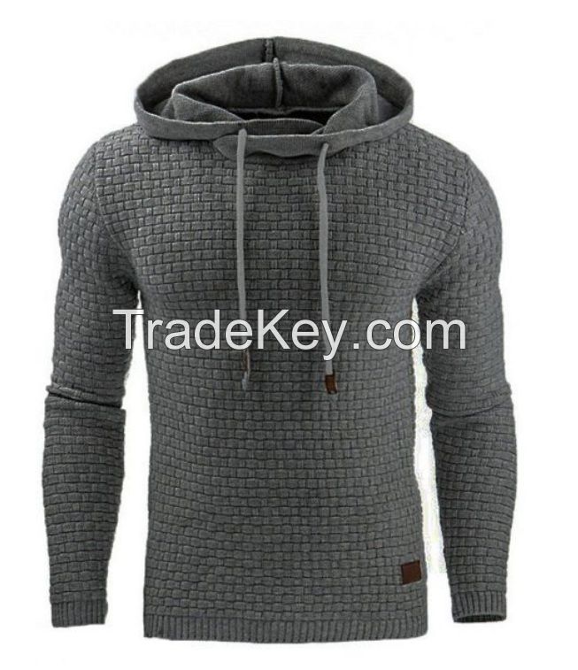 MEN&#039;S WINTER WARM HOODIES / SLIM FIT HOODED SWEAT SHIRT