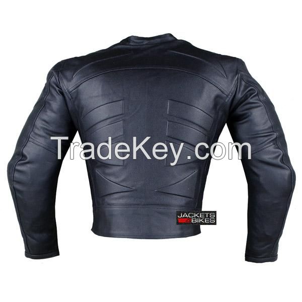 Men\'s Blade Motorcycle Riding Leather CE Armor Biker Ventilated Jacket Black L