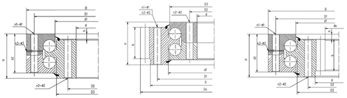 double-row ball slewing bearing