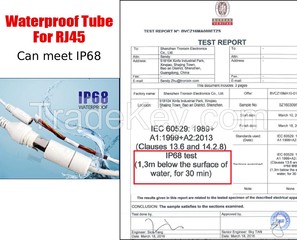 3 to 7 Surveillance Cable with Optional Waterproof Tube