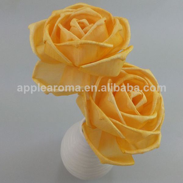 Factory Handmade Artifical Dyed Sola Flower for Fragrance Diffuser