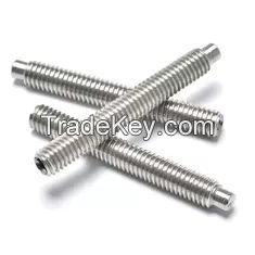 SUS304 Stainless Steel Socket Head Screws Din 915 Set Screw