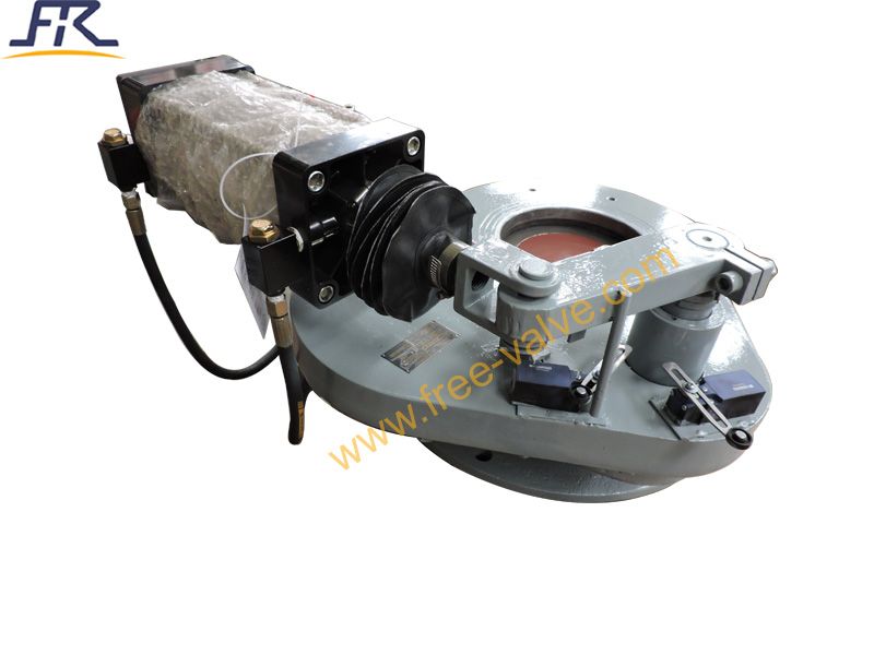 Pneumatic Metal Seated  Rotary Disc Gate Valve 