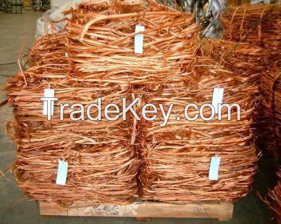 Copper Wire Scrap 99.9%/Millberry Copper Scrap 99.99%