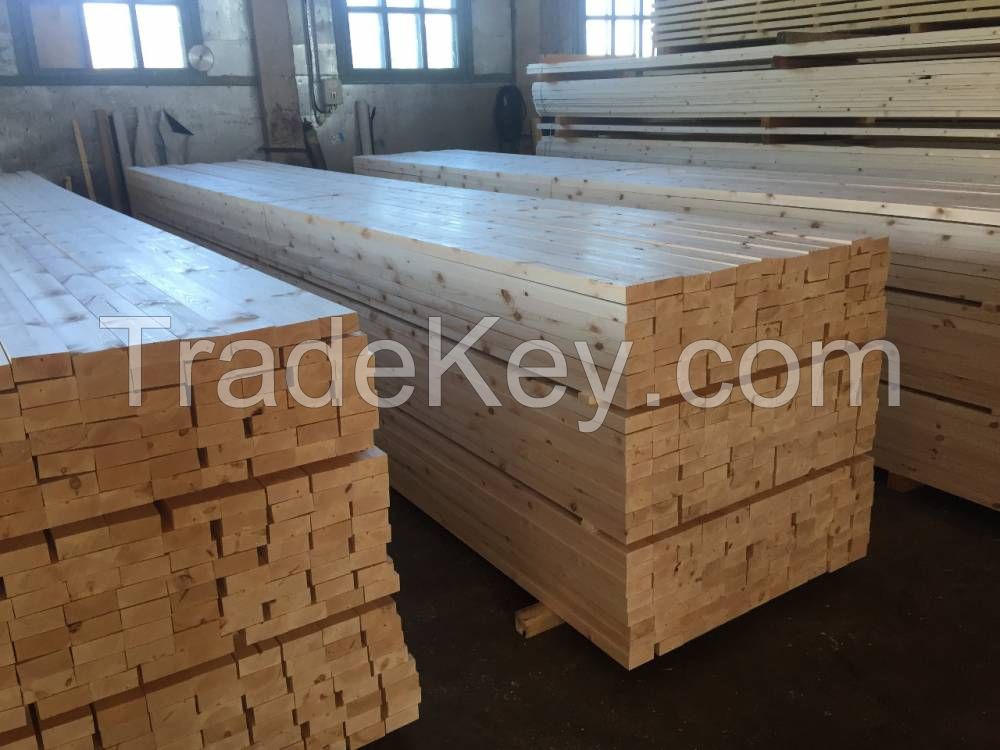 32 mm x 125 mm x 4000 mm KD R/S Siberian Larch Lumber