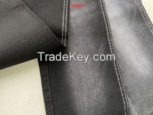 10.2 OZ High Stretch Black Denim Fabric For Women Jeans Girl Pants