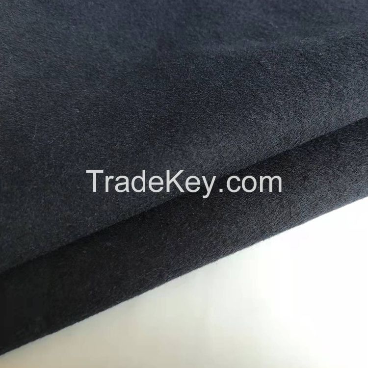 50% double-sided smooth cashmere fabric merino blinket wool for coats