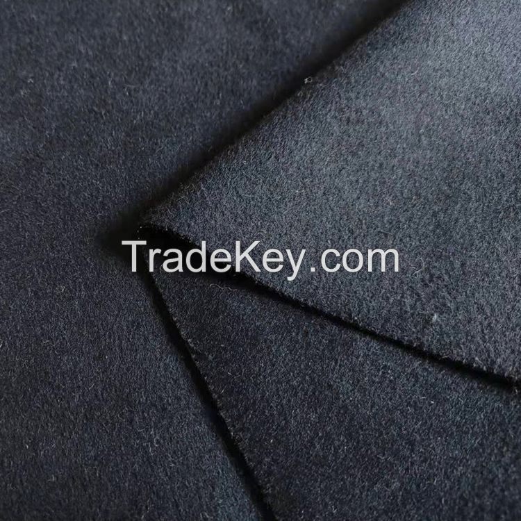 50% double-sided smooth cashmere fabric merino blinket wool for coats