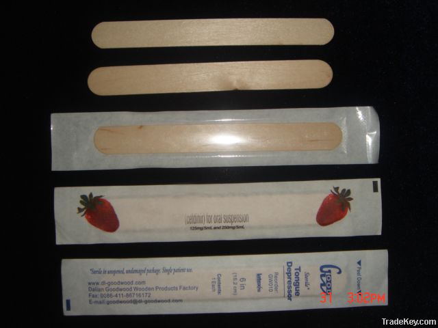 wooden tongue depressor