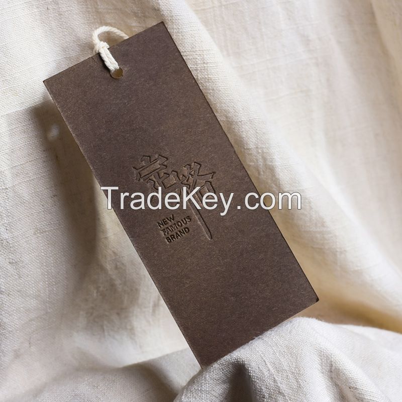 Embossing Hang Tags Tags for Clothing Personalized Tags Price Tag Swing Tags