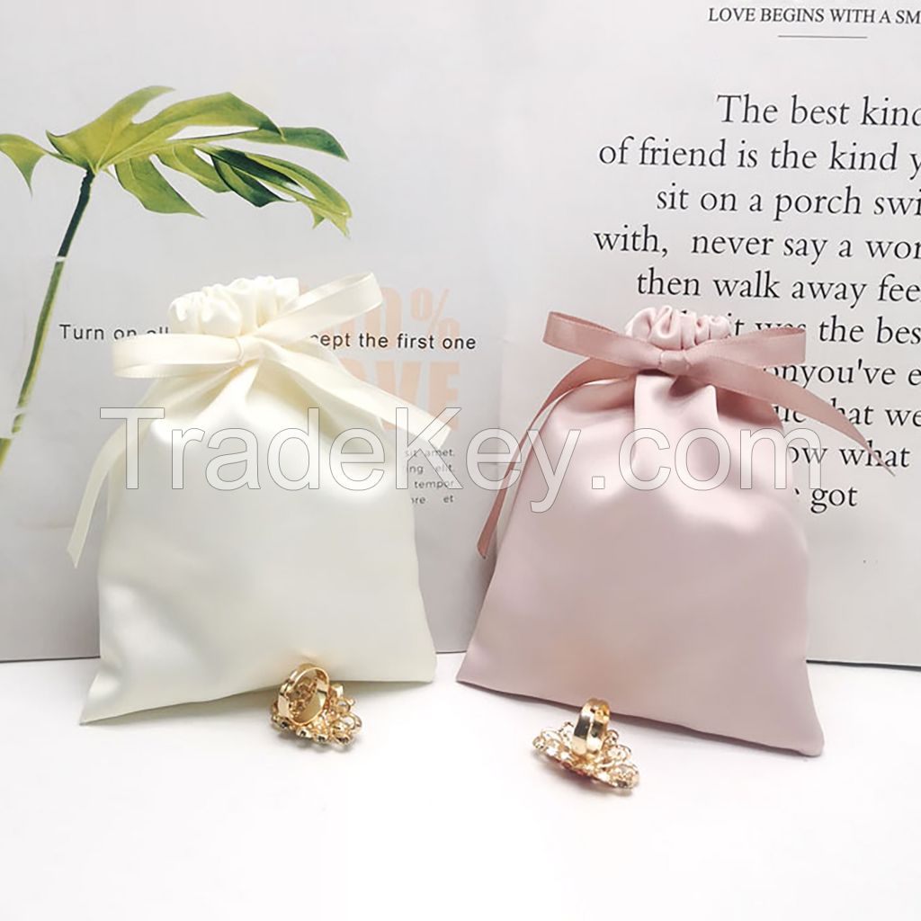 Silk Bags 12x15cm, Jewelry Storage Pouch, Rosary, Gift Bag, Wedding Favor Bags, Thick Silk Satin Bags, Luxury Gift Bags