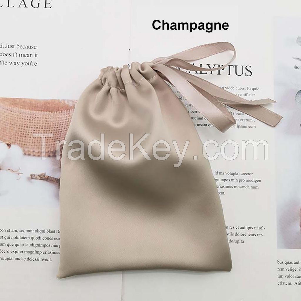 Silk Bags 12x15cm, Jewelry Storage Pouch, Rosary, Gift Bag, Wedding Favor Bags, Thick Silk Satin Bags, Luxury Gift Bags