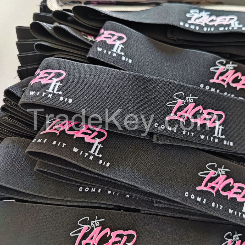 Adjustable lace bands for wigs hair edge melt bands custom logo lace melt  hairbands wholesale