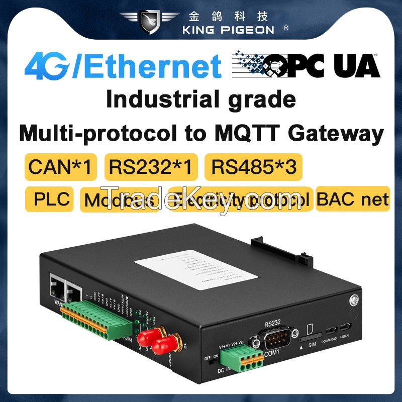 RS485 Modbus to OPC UA MQTT Gateway