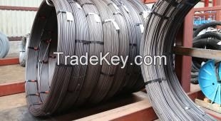 High carbon oil tempered steel wire