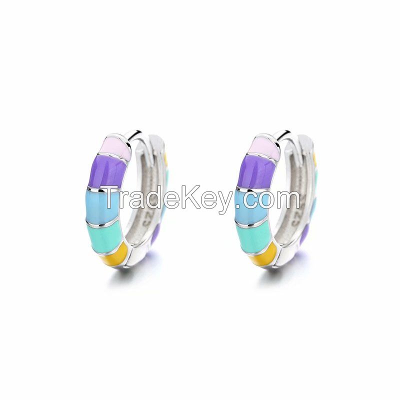 enarmel hoop earrings