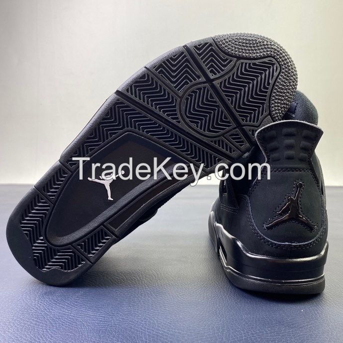 Men athletic shoes  basketball shoes Black sports shoes fashion shoes