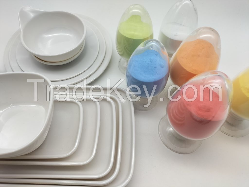 Food Grade 99.8 Purity Melamine Molding Powder For Tableware