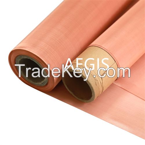 shielding copper wire mesh/Emf Emi copper wire screen