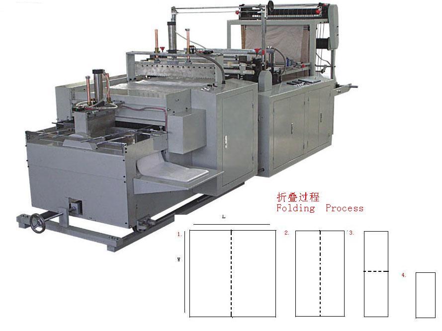 Garbage Bag Folding And Sealing Machine