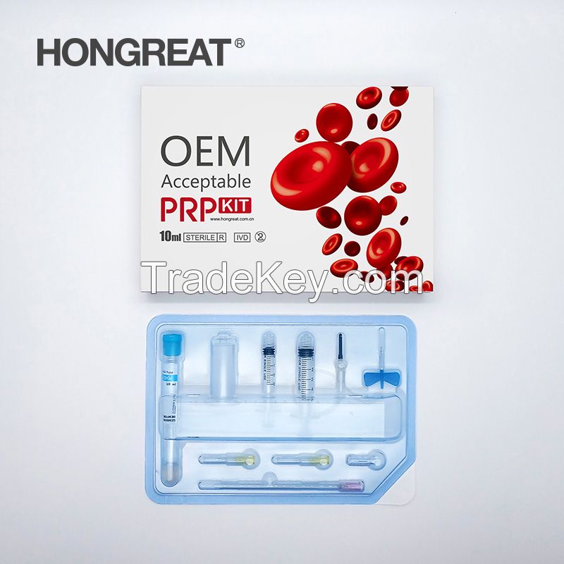 Vacuum Platelet Rich Plasma ACD+Gel with HA Tube 10ml