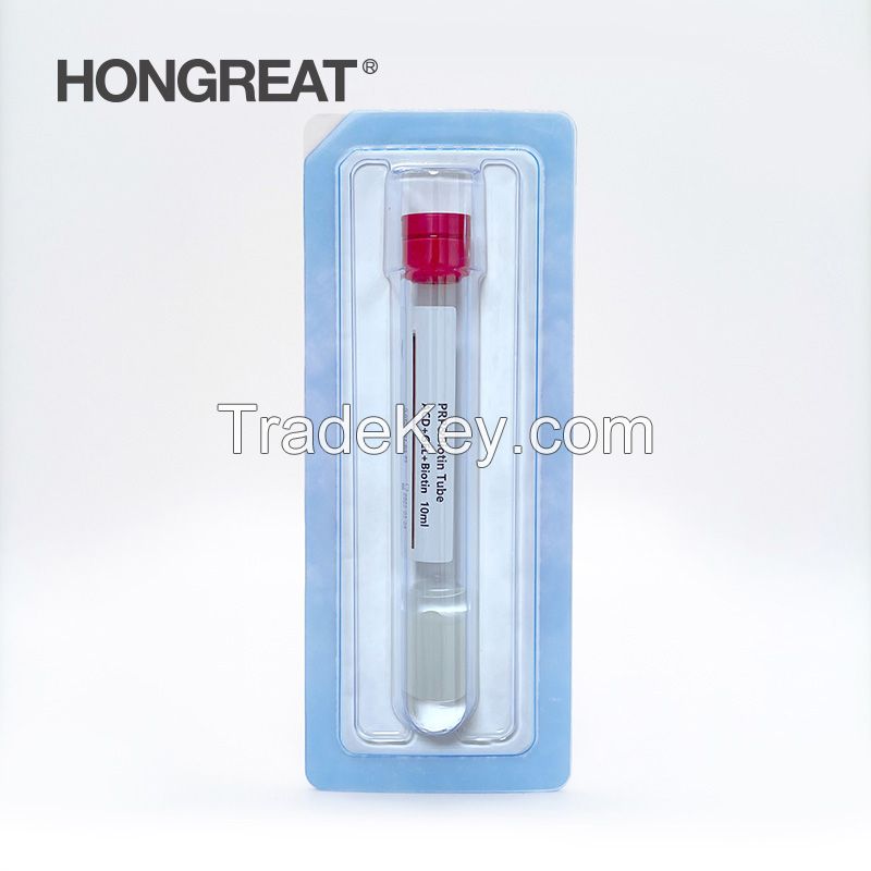 Vacuum Platelet Rich Plasma ACD+Gel with Biotin Tube 10ml