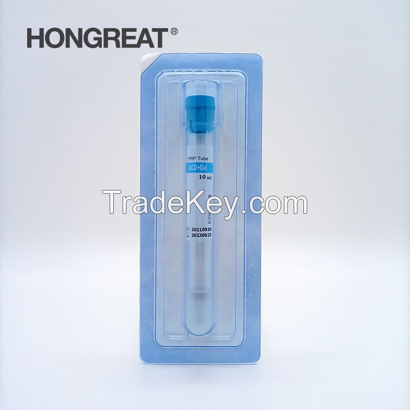 Vacuum Platelet Rich Plasma Tube 10ml