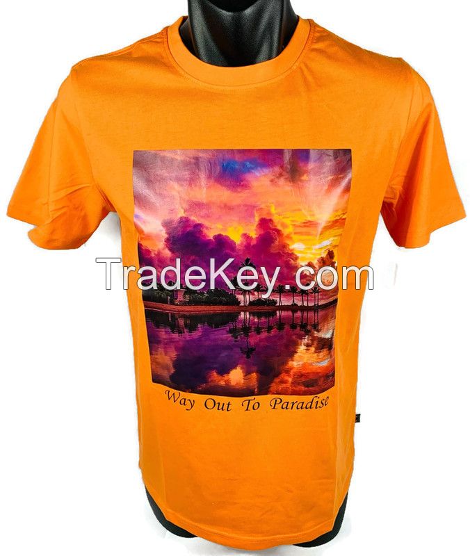 Man's Cotton T-Shirt, Short sleeve, printed, Tiger Eye Brand