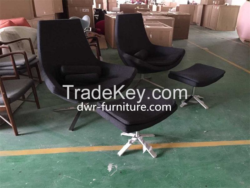 Metropolitan Chair and Ottoman of Classic Designer Modern Furniture Made In China