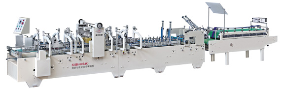 SHH-800AG PRE-FOLD LOCK-BOTTOM HIGH SPEED AUTOMATIC FOLDER GLUER