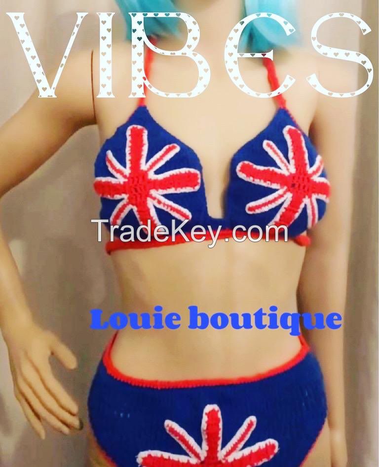 hand made cotton bikinis