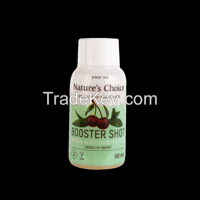 Selling Natures Choice Booster Shot Green Tea & Black Cherry 50ml