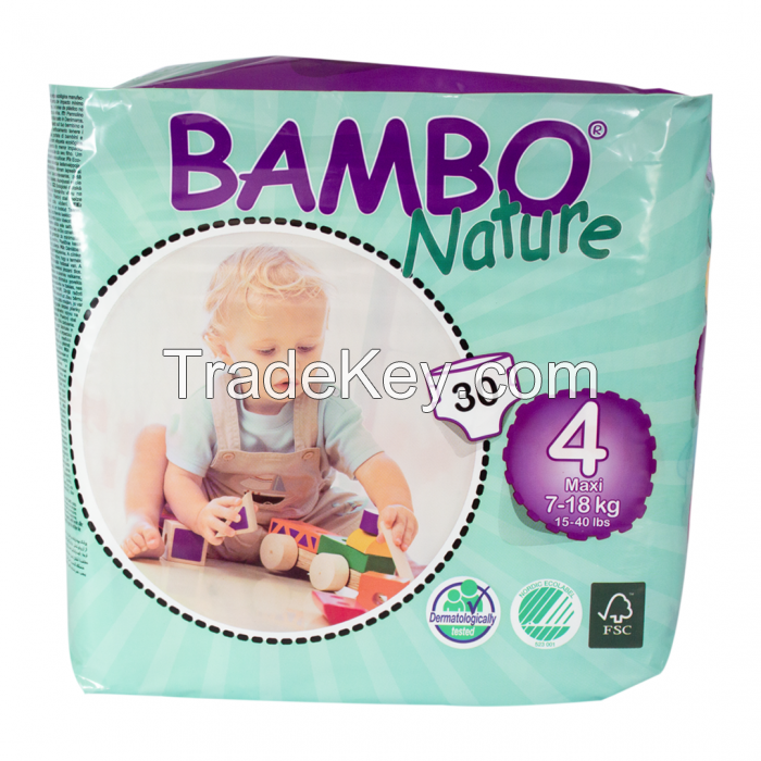 Selling Bambo Nature Eco-friendly Disposable Nappies Size 4