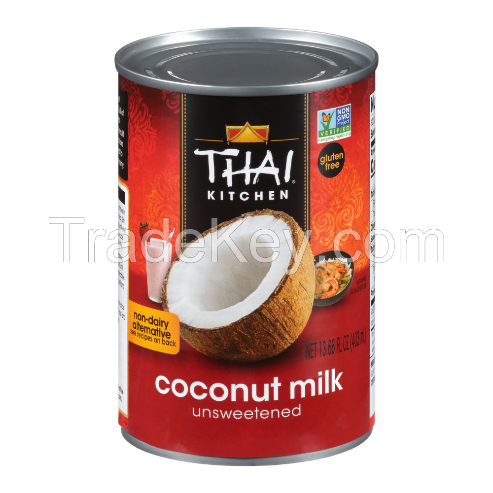 Canned coconut milk coconut cream from UK