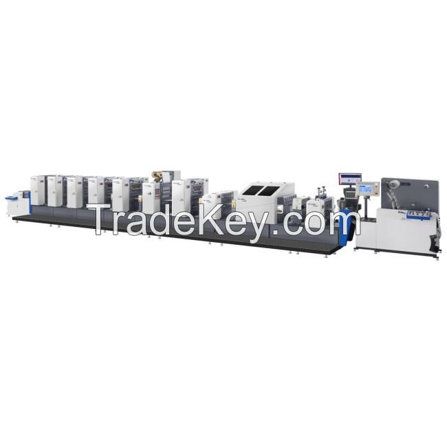 Top Sales ZX-320 Four Color Offset Printing Machine For Label Paper