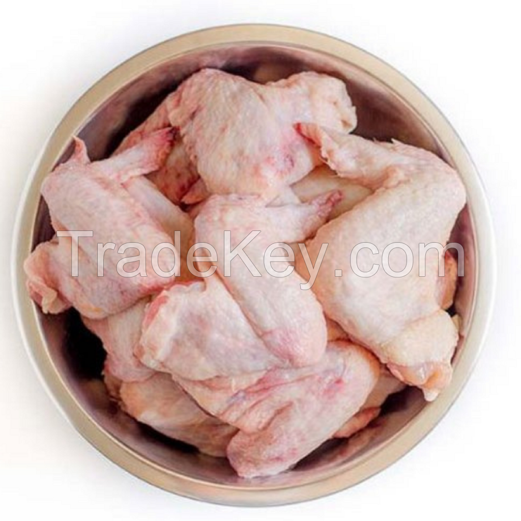 White Skin Only Frozen Raw Chicken Wing Finest Quality Fresh Frozen Process Chicken Mid Joint Wings