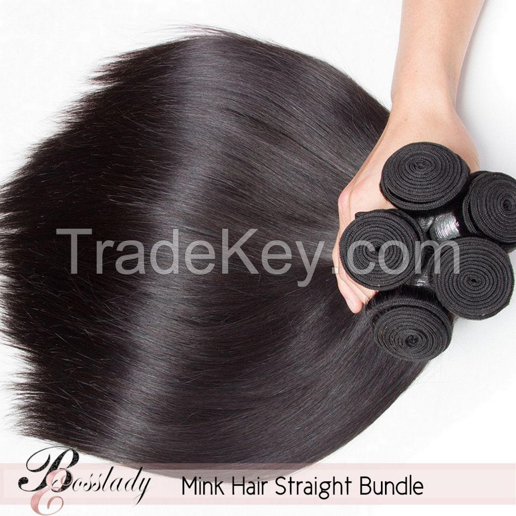 unprocessed human hair 10A bundle Straight