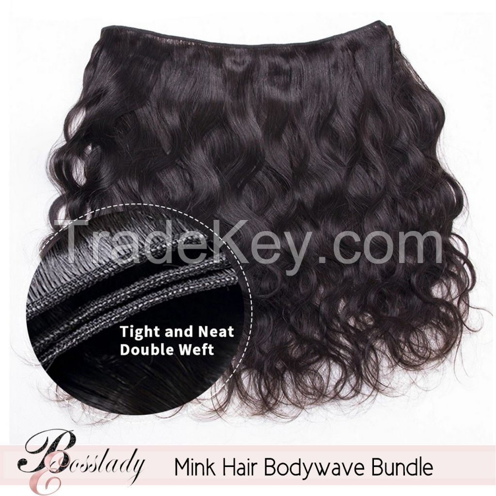 unprocessed human hair 10A bundle Bodywave