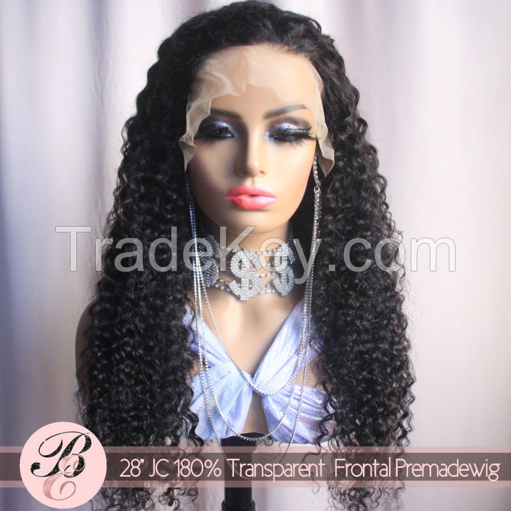 unprocessed human hair frontal lace wig in 4x4/5x5/13x4/13x6/full lace 