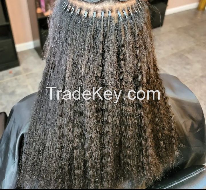 unprocessed human hair itip Microlink hair deal