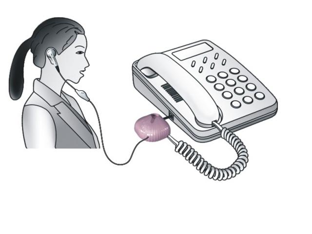 telephone hands-free headset