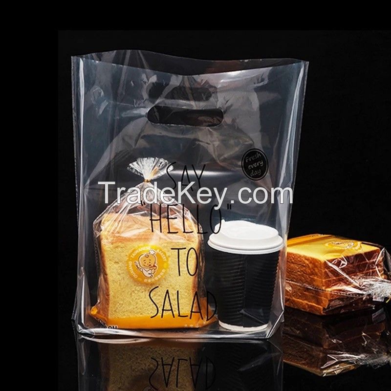 Die Cut Bags Plastic Takeaway Packaging Bags