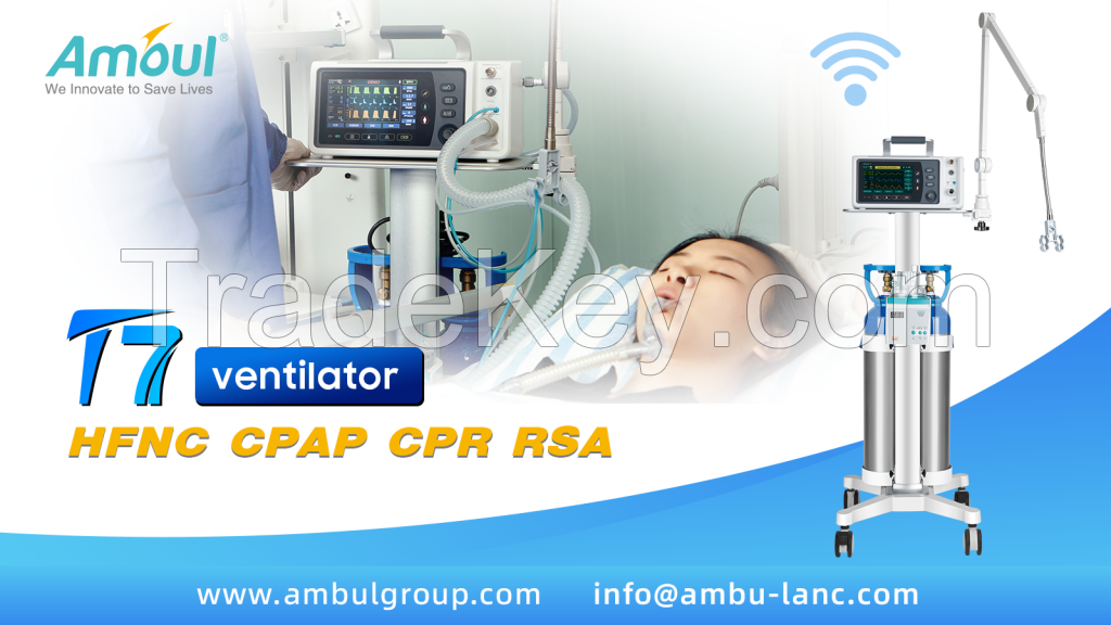 T7- High-end Multipurpose 5G Ventilator