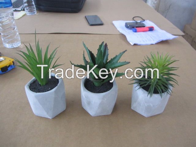 Potted Artificial plant pre-shipment final inspection