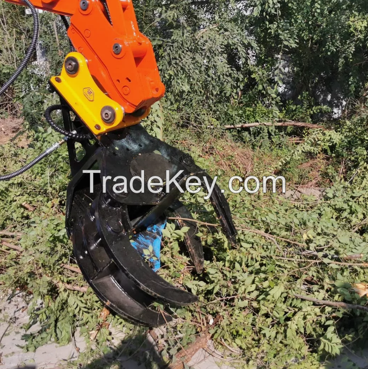 hydraulic grapple, log grab, steel grab