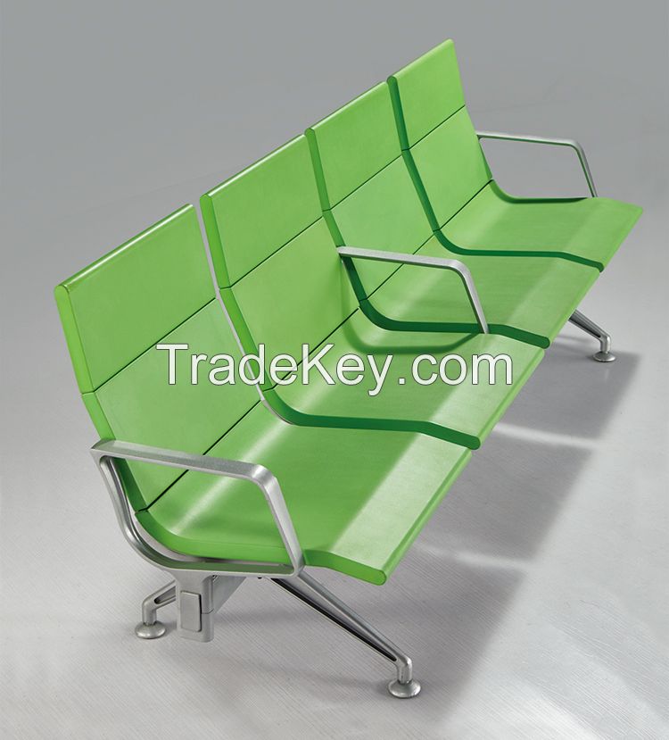 Foshan Mingle Modern Design High Quality 3~5 Seat Pu Material Airport Public Waiting Room Chair