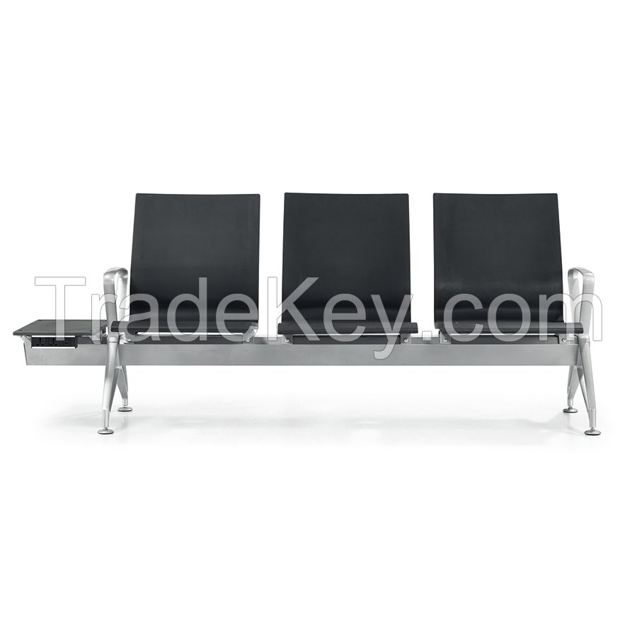 Hot Sale 3 Seater Airport Chair Public Pu Foam Waiting Chair Hospital Waiting Room Chair Bench