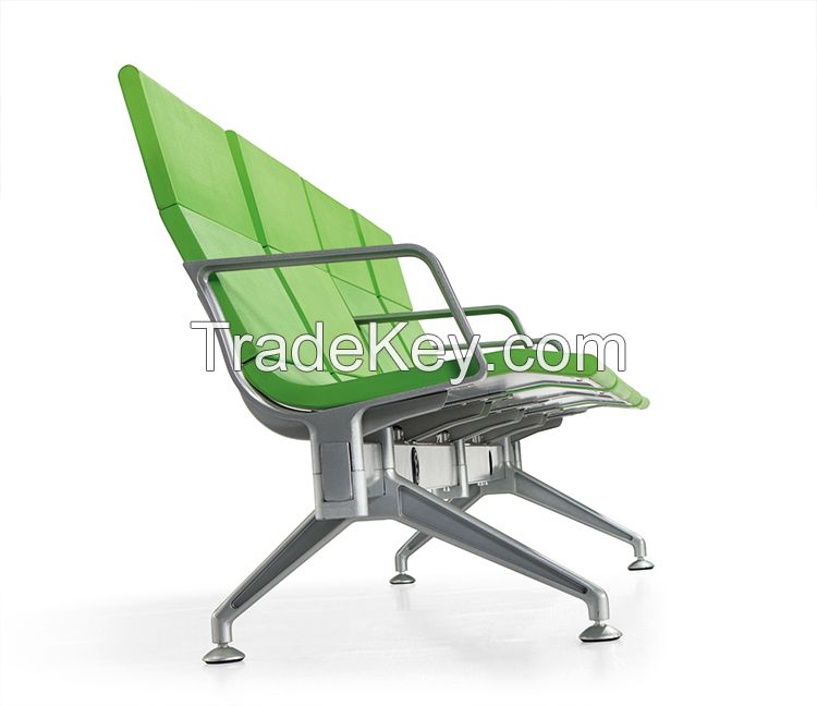 Foshan Mingle Modern Design High Quality 3~5 Seat Pu Material Airport Public Waiting Room Chair