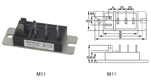 One/three phase rectifier