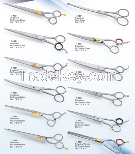 Professional Pet Grooming Scissors